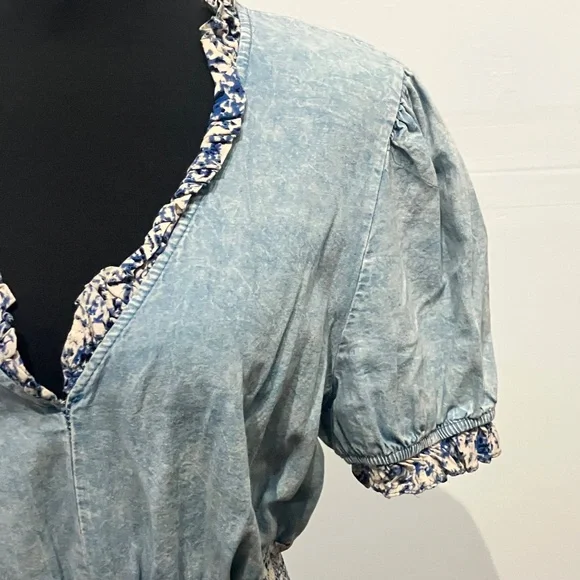 Red + Olive boho dress - Picture 9 of 15